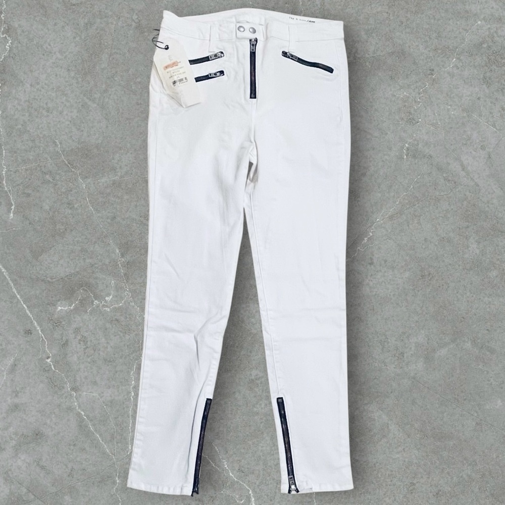 NWT Rag & Bone High Rise Biker Jeans - Picture 7 of 15